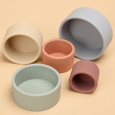 Brain Development Baby Silicone Products Silicone Stacking Cups SGS